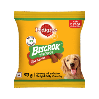 Pedigree Biscrok Biscuits in Lamb Flavour