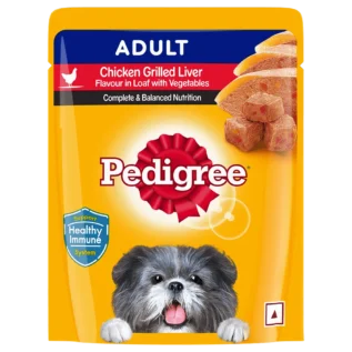 Pedigree Chicken Grilled Liver in Loaf with Vegetables Adult
