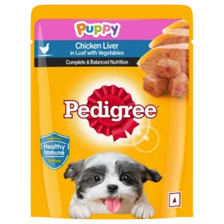 Pedigree Chicken Liver in Loaf with Vegetables Puppy