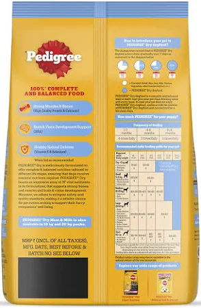 Pedigree Meat & Milk Puppy Dry Puppy Food3 Pedigree Meat & Milk Puppy Dry Puppy Food3