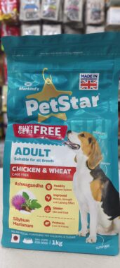 Pet star adult chicken and wheat 1kg