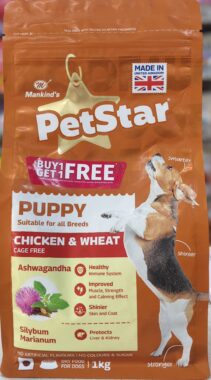 Pet star puppy chicken and wheat 1kg
