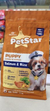 Pet star puppy salmon and rice 1kg
