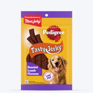 Pedigree Tasty Jerky Roasted Lamb Flavour Treat For Adult Dog